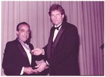 Mayor Alex Daoud presenting awards, late 1980s