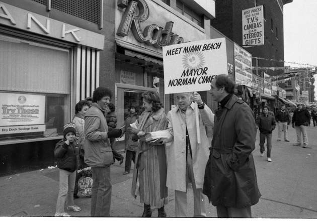 Miami Beach Mayor Norman Ciment's visit to New York, January 31, 1983 - Negative: [Miami Beach Mayor Norman Ciment visit to New York, January 31, 1983]