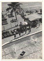 Hotel pool next to ocean