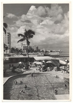 View of oceanfront buildings