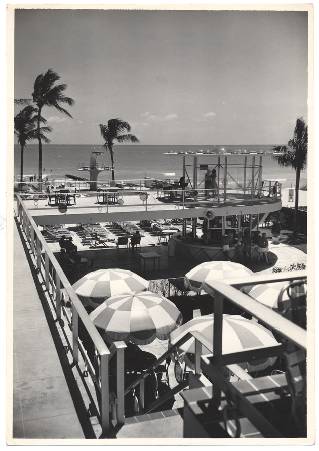 Hotel pool and patio