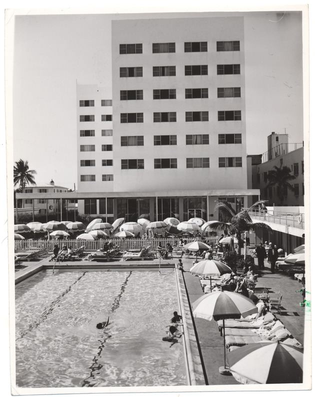 View of hotel pool