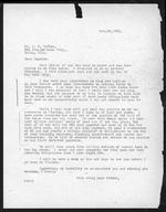 Letter to Charles S. Walker regarding land sales, October 19, 1925