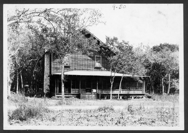 Royal Palm State Park, 1920-1929 - 1. The lodge, October 22, 1920. no. 9-50.