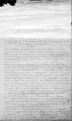 Transcript of the proceedings of the meeting held July 28th A.D. 1896 for incorporation of the City of Miami