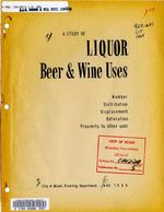 A study of liquor beer & wine uses