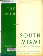 The plan for South Miami, Dade County, Florida