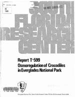Osmoregulation of Crocodiles in Everglades National Park