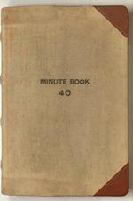 Minute book 40