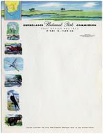 Letterhead stationery of the Everglades National Park Commission
