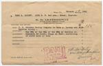 [1931-01-10] Receipt for Record. Deed between T. B. McGahey Paving Company and D. A. and Rebecca Dorsey