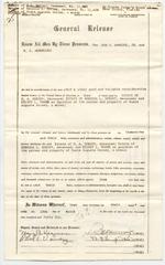 [1956-03-13] General Release from Ben S. Hancock, Jr. and B. E. Hendricks to the Estate of D. A. Dorsey, Estate of Rebecca L. Dorsey and Kelsey L. Pharr, guardian
