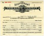 Standard Fire Insurance Policy. The Stuyvesant Insurance Company