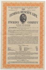 [1926-12-16] The Federal Reserve Life Insurance Co. Accident Insurance Policy. Dana A. Dorsey