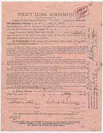 Policy Loan Agreement between New York Life Insurance Co. and Dana A. Dorsey