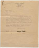 Affidavit Letter between Dana A. Dorsey to H. F. Taylor and Mamie J. Taylor