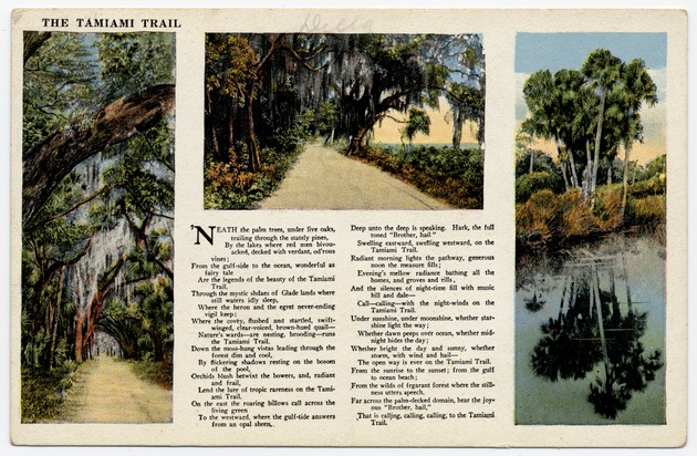 The Tamiami Trail - Front