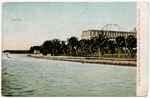 [1913] Glimpse of the Royal Palm Hotel and Waterfront, Miami, Florida.