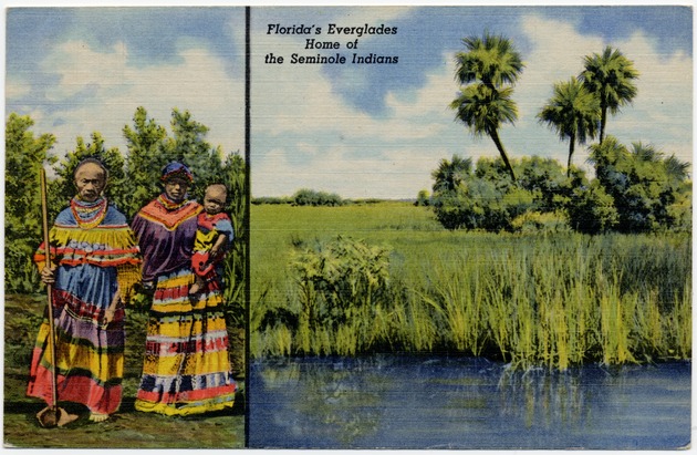 Florida's Everglades : home of the Seminole Indians - Front