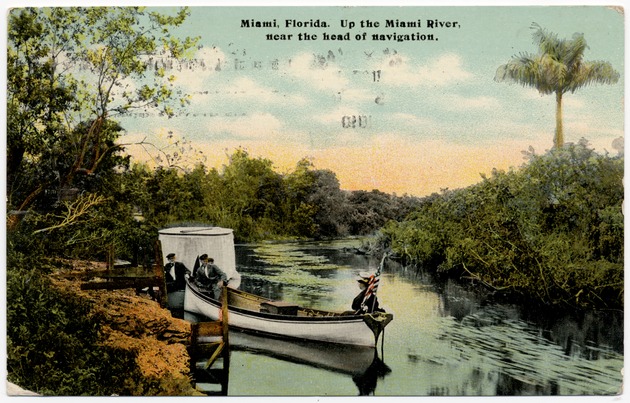 Up the Miami River, near the head of navigation. - Front