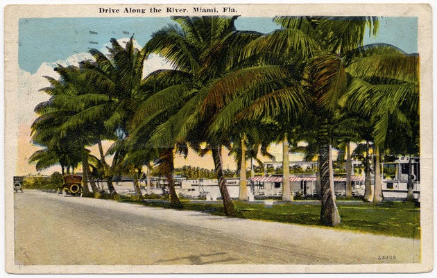 Drive along the river. Miami, Fla. - Front