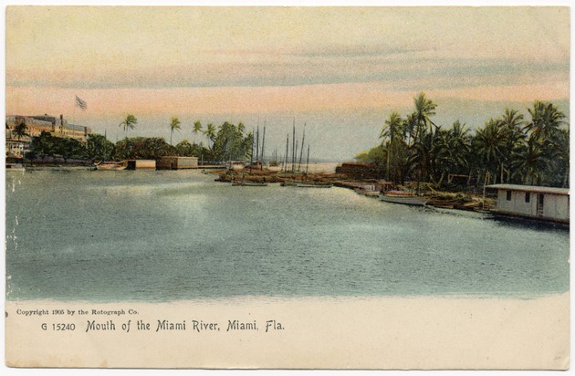 Mouth of the Miami River, Miami, Fla - Front