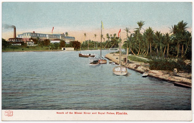 Mouth of the Miami River and Royal Palms, Florida - Front