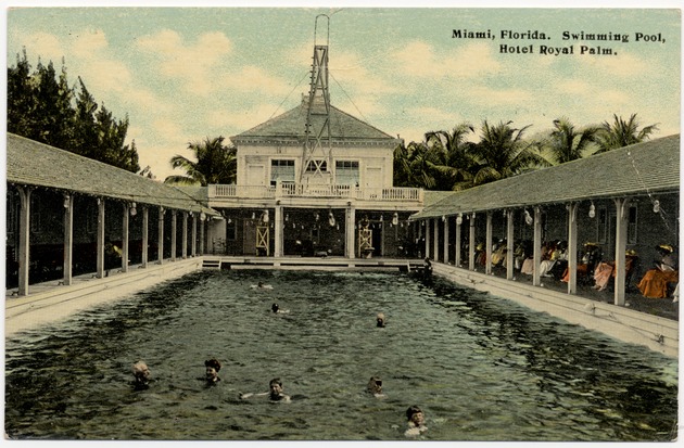 Swimming pool of Hotel Royal Palm - Front