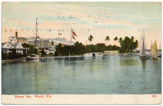 Biscayne Bay. Miami, Fla. - Front