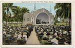 Band concert in Royal Palm Park, Miami, Florida