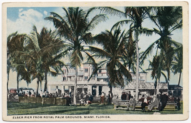 Elser Pier from Royal Palm grounds, Miami, Florida - Front