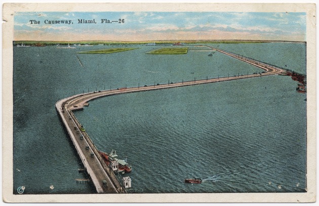 The Causeway, Miami, Fla. - Front