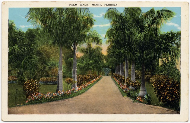 Palm Walk, Miami, Florida - Front