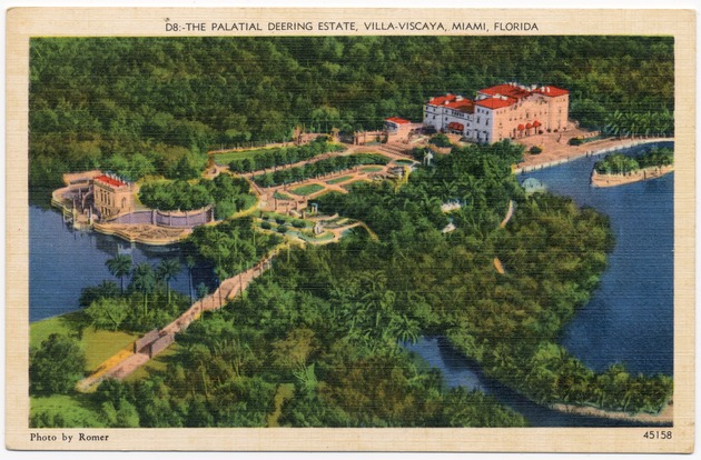 The Palatial Deering Estate, Villa-Viscaya,. Miami, Florida - Front