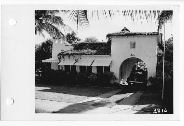 Alesio Avenue, Coral Gables, Florida - recto