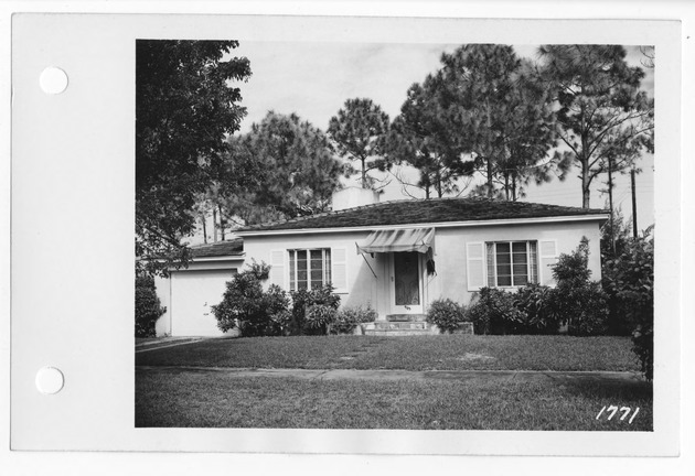 Alberca Street, Coral Gables, Florida - recto