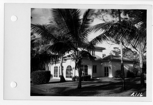 Anderson Road, Coral Gables, Florida - recto