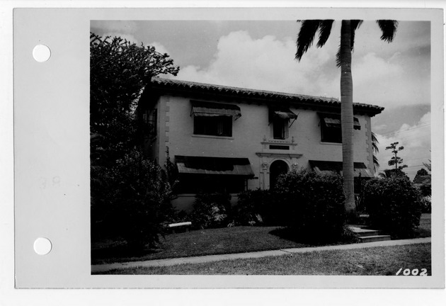 Calabria Avenue, Coral Gables, Florida - recto