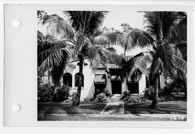 Capri Street, Coral Gables, Florida - recto