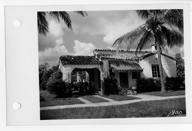 Columbus Boulevard, Coral Gables, Florida - recto