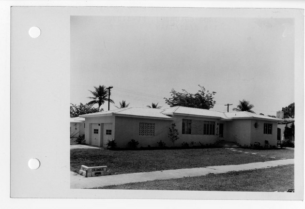 Columbus Boulevard, Coral Gables, Florida - recto