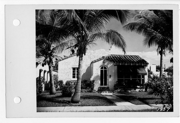 Columbus Boulevard, Coral Gables, Florida - recto