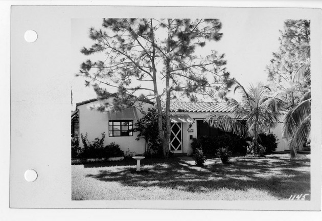 Columbus Boulevard, Coral Gables, Florida - recto