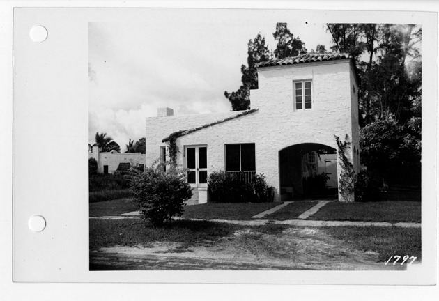 Columbus Boulevard, Coral Gables, Florida - recto