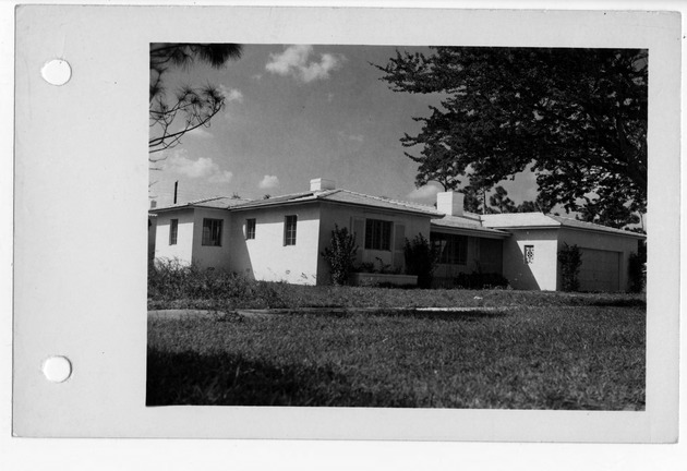 Durango Street, Coral Gables, Florida - recto