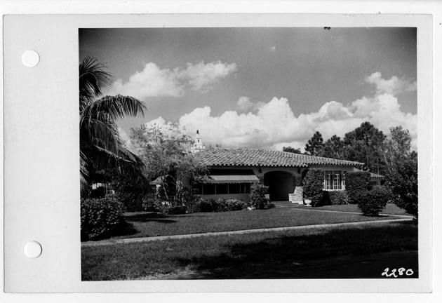 Durango Street, Coral Gables, Florida - recto