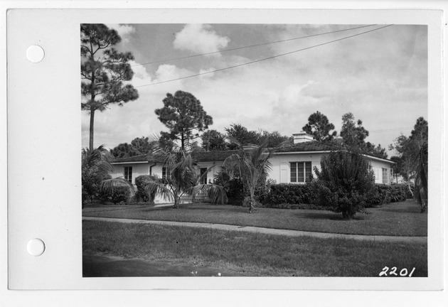 Durango Street, Coral Gables, Florida - recto