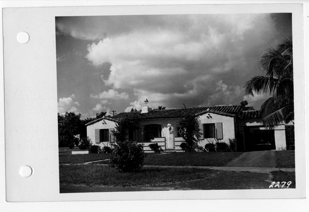 Durango Street, Coral Gables, Florida - recto