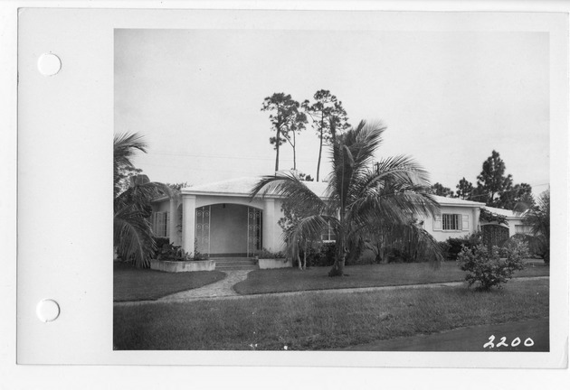 Durango Street, Coral Gables, Florida - recto