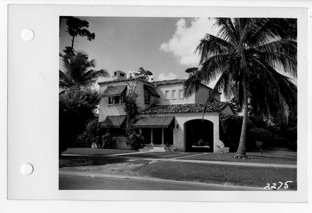 Durango Street, Coral Gables, Florida - recto